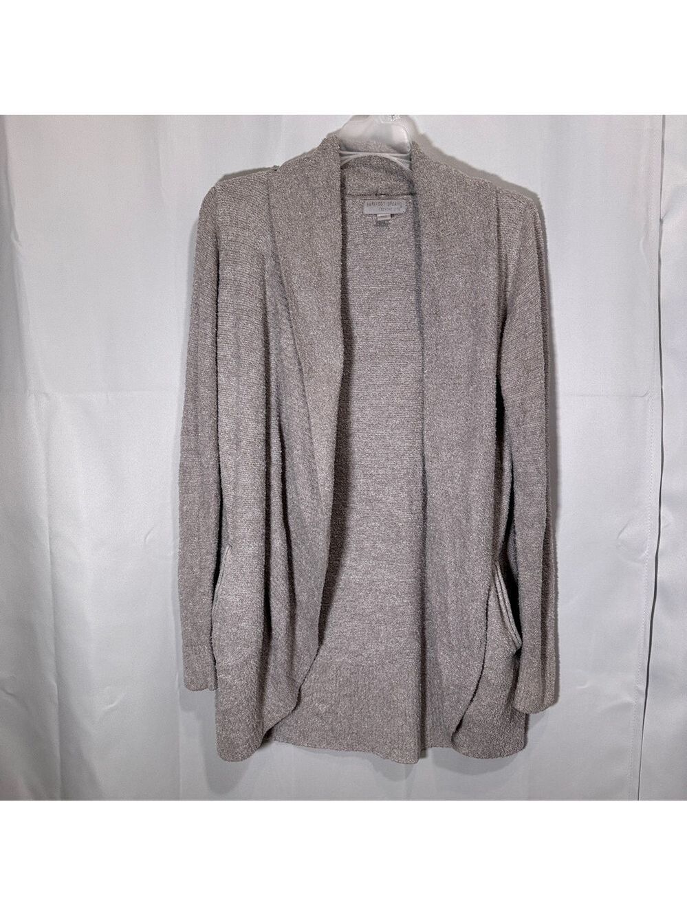 Barefoot Dreams Cozy Gray Cardigan - Picture 2 of 7